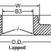 10" 150# CARBON STEEL LAP JOINT FLANGE