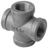 1-1/2" 150 Black Malleable Iron Cross
