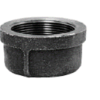 6" 150 Black Malleable Iron Cap