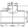 4x3" STD CARBON STEEL WELD REDUCING TEE - Image 2