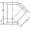3/8 150 BLACK MALLEABLE IRON WYE - Image 2