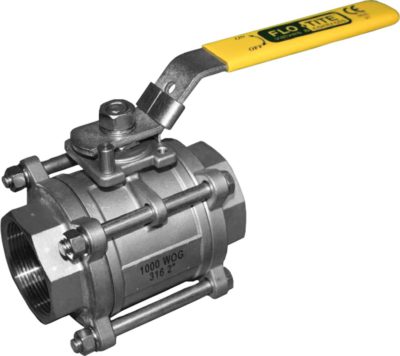 110-SS-1-RTT-L 1/2 FLOTITE 1000 3-PC FP SS BALL VALVE