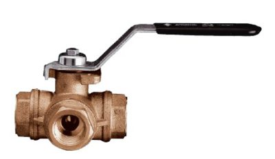 BONOMI 355T 3/4 3-WAY RP W/ MOUNTING PAD & T-HANDLE