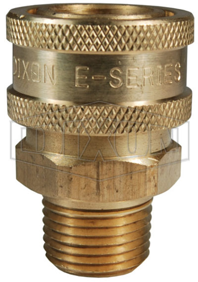 6EM6-B 3/4 DIXON MNPT STRAIGHT COUPLER, BRASS
