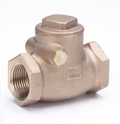 MV50903 3/8 MILWAUKEE 509 125, BRZ, THRD, HORZ, SWING CHECK VALVE