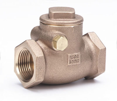 MV510T08 1-1/2 MILWAUKEE 510T 150, BRZ, THRD, HORZ, SWING CHECK VALVE