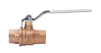 BONOMI B125LF 1 FP SOLDER BRONZE BALL VALVE T-HANDLE LF