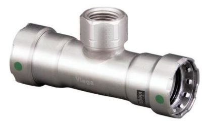 VIEGA 90180 3/4X3/4X1/2 316 P X P X FPT EPDM REDUCING TEE