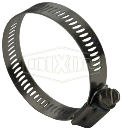 HSS12 HOSE CLAMP; 11/16 TO 1-1/14 HOSE OD W/ 1/2 BAND, 300 SERIES HARDWARE