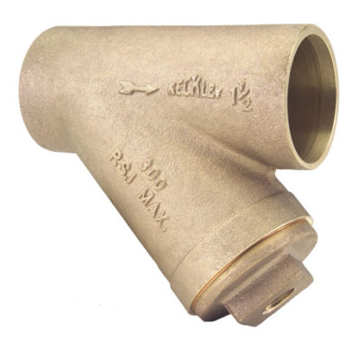 KECE30008 1-1/2 KECKLEY E-300 250 SOLDER BRZ Y STRAINER