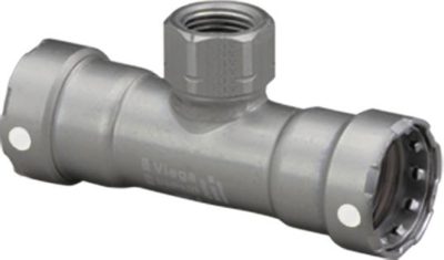 VIEGA 84590 1-1/2X1-1/2X1 CS FPT FKM REDUCING TEE
