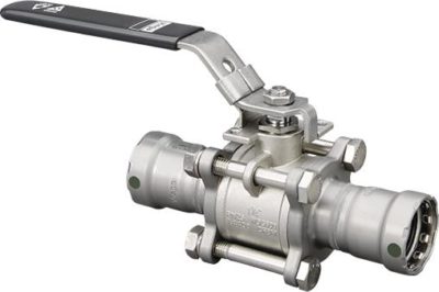 VIEGA 28502 1 CS EPDM 3-PIECE BALL VALVE